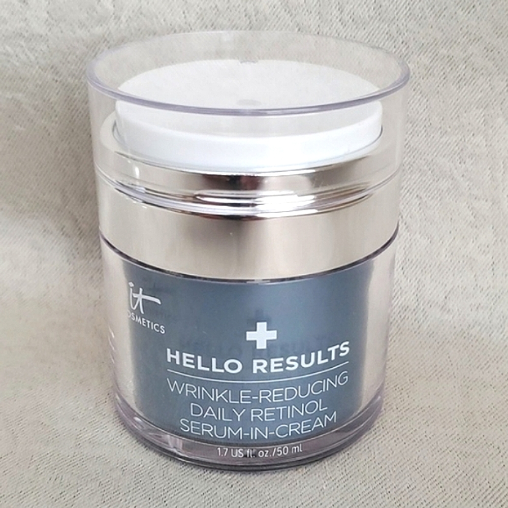 🆕️ IT Hello Results Wrinkle-Reducing Daily Retinol Serum-In-Cream 1.7 US fl oz